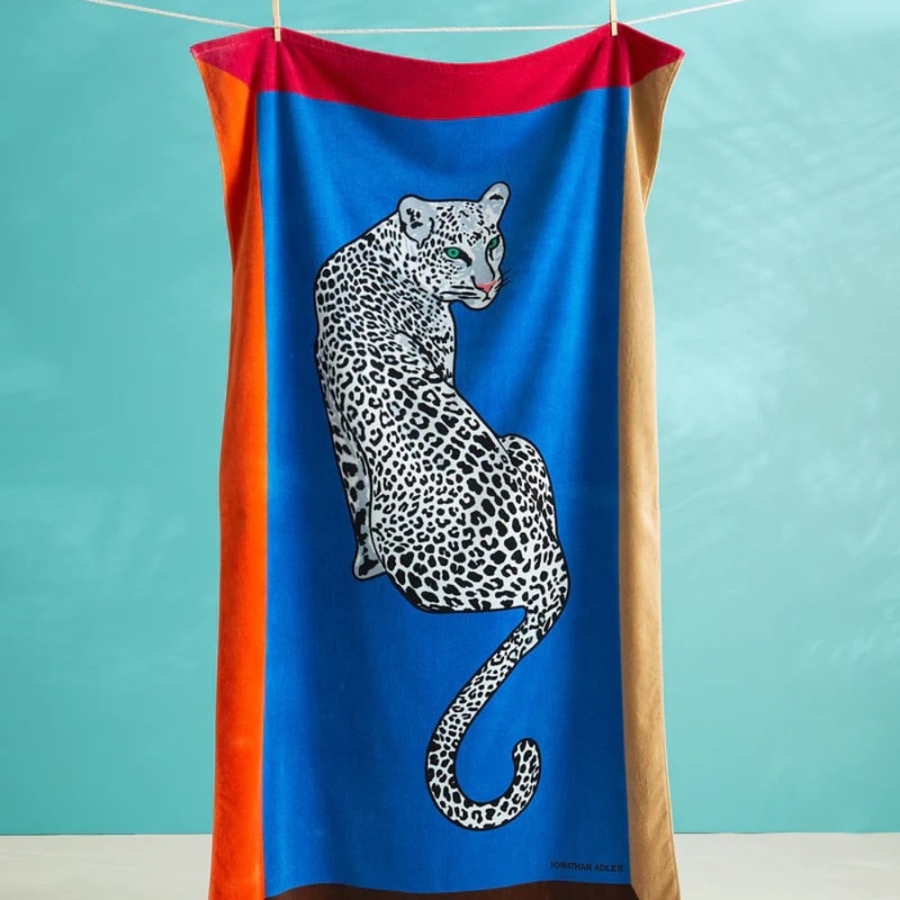 Leopard  Beach Towel by Jonathan Adler